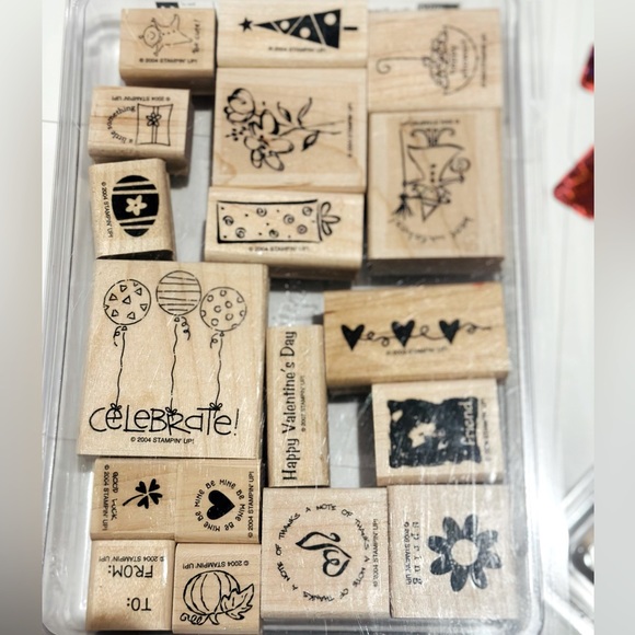 Stampin’ Up! 2 Stamp sets: “Cutie” “Bride” “Love” & Misc. - Picture 4 of 4